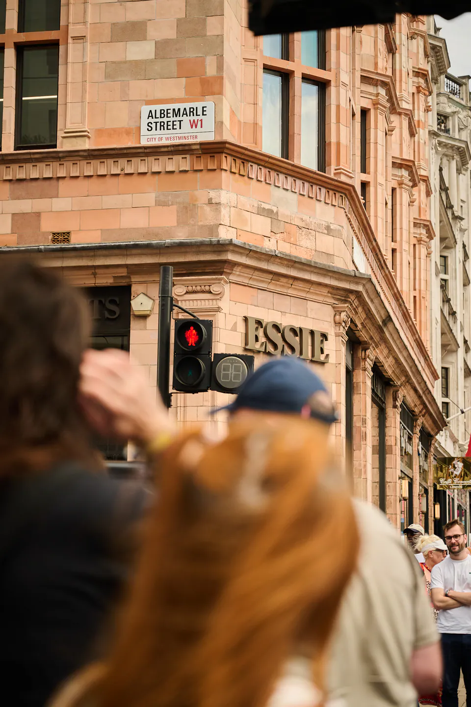 The corner of Albemarle Street, Mayfair