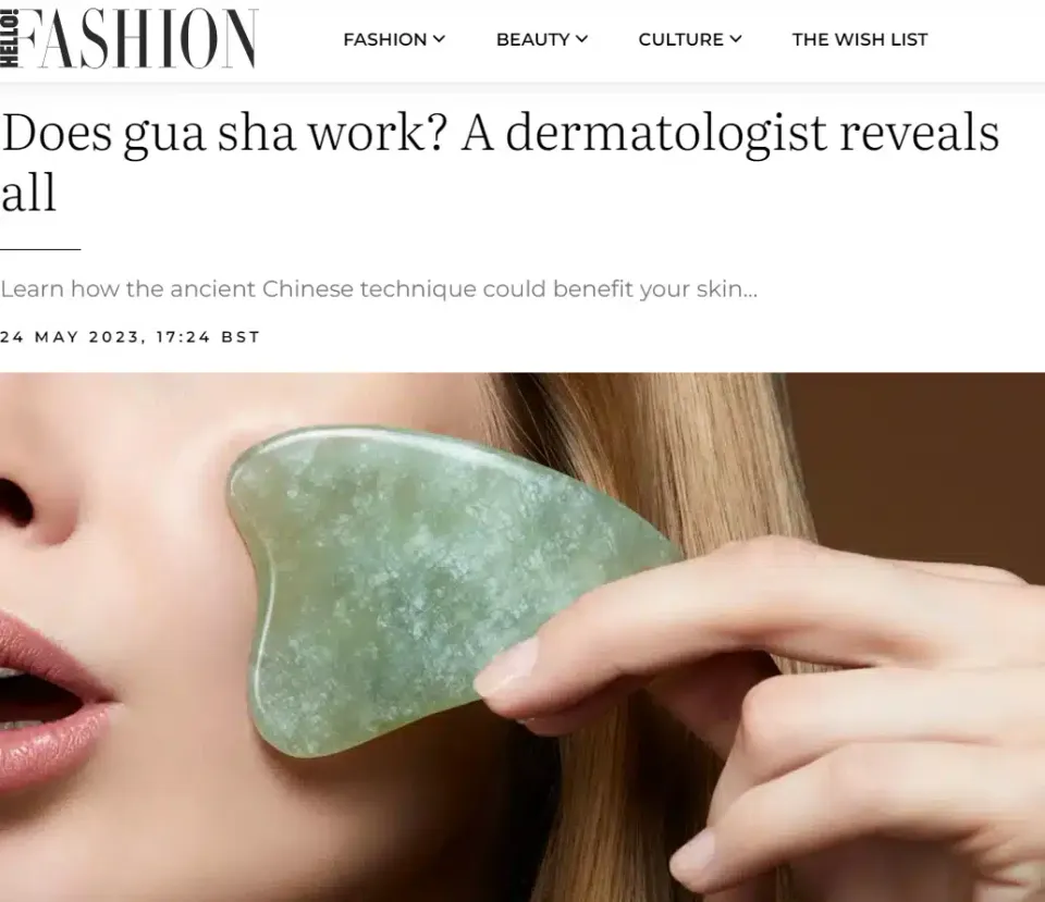 Press: We appeared on Hello - does gua sha work