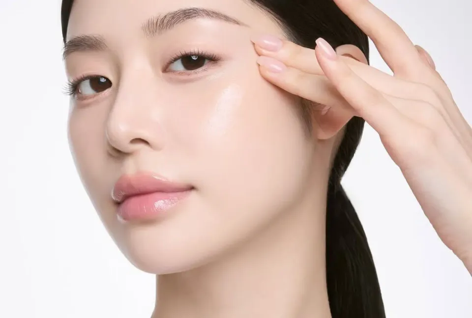 Girl After Korean Skin Care Routine