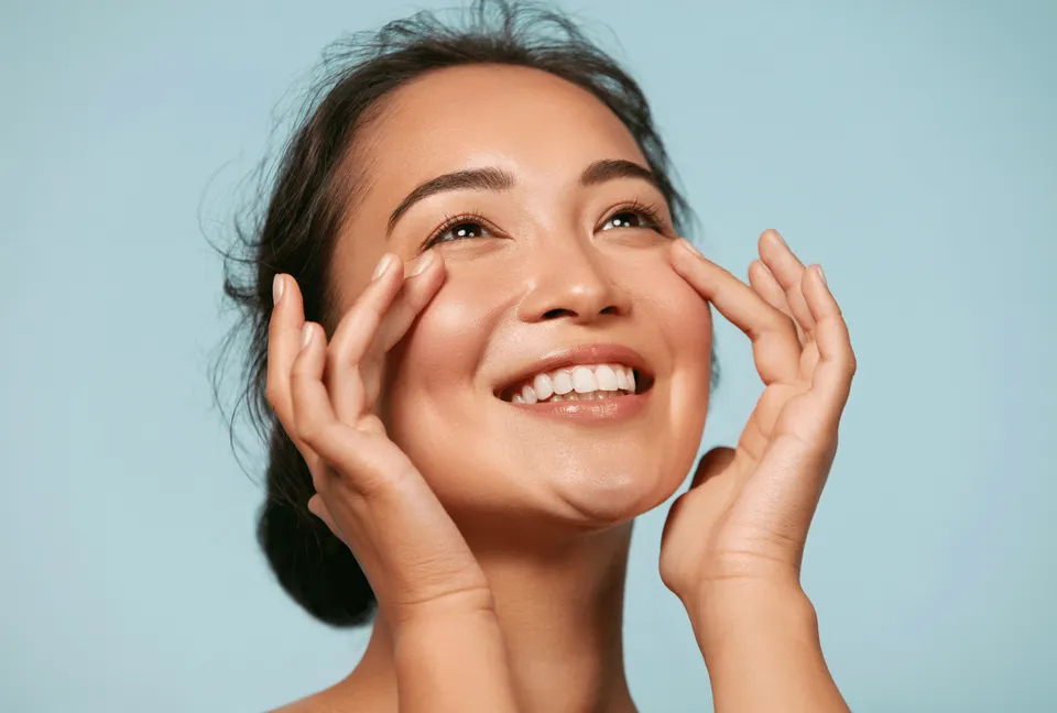 Happy Girl After Skin Boosters