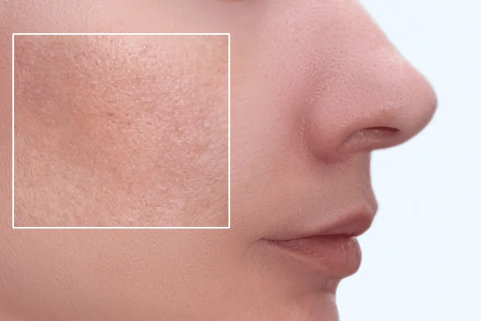 Pores on the face, Dr Jinah Yoo