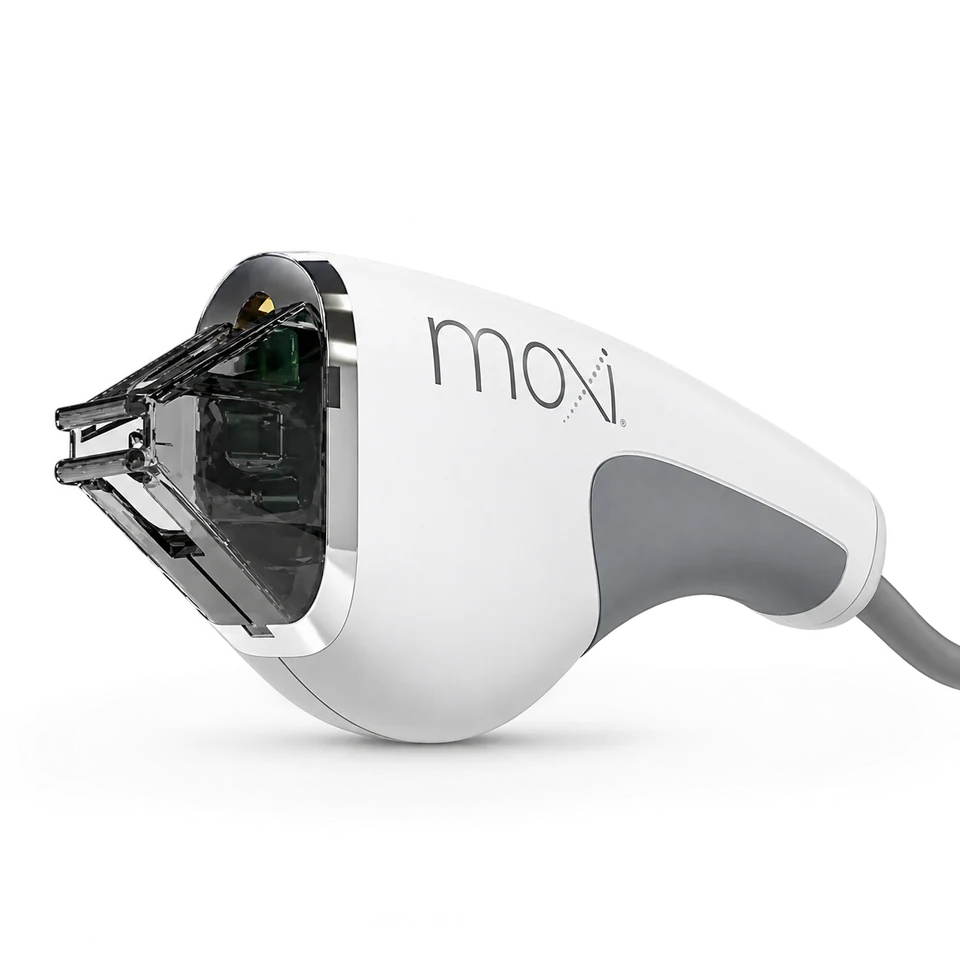 The Moxi non-ablative fractional laser handpiece