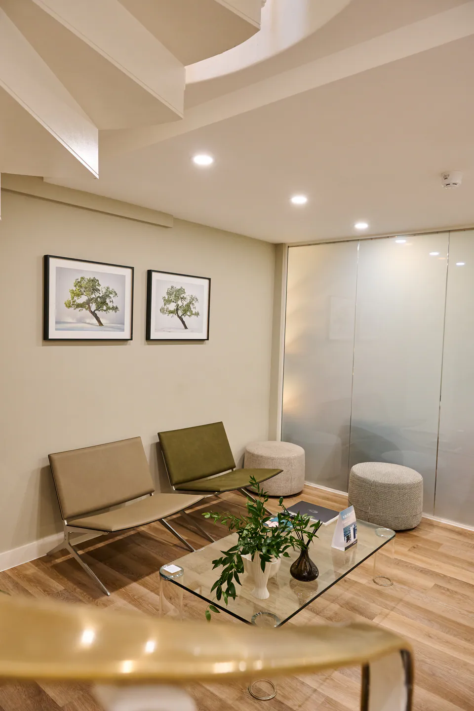 The patient lounge at the clinic